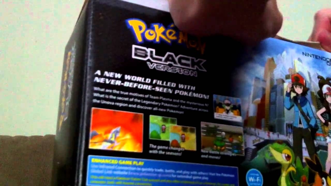 Pokemon Black DSi Limited Edition Unboxing!