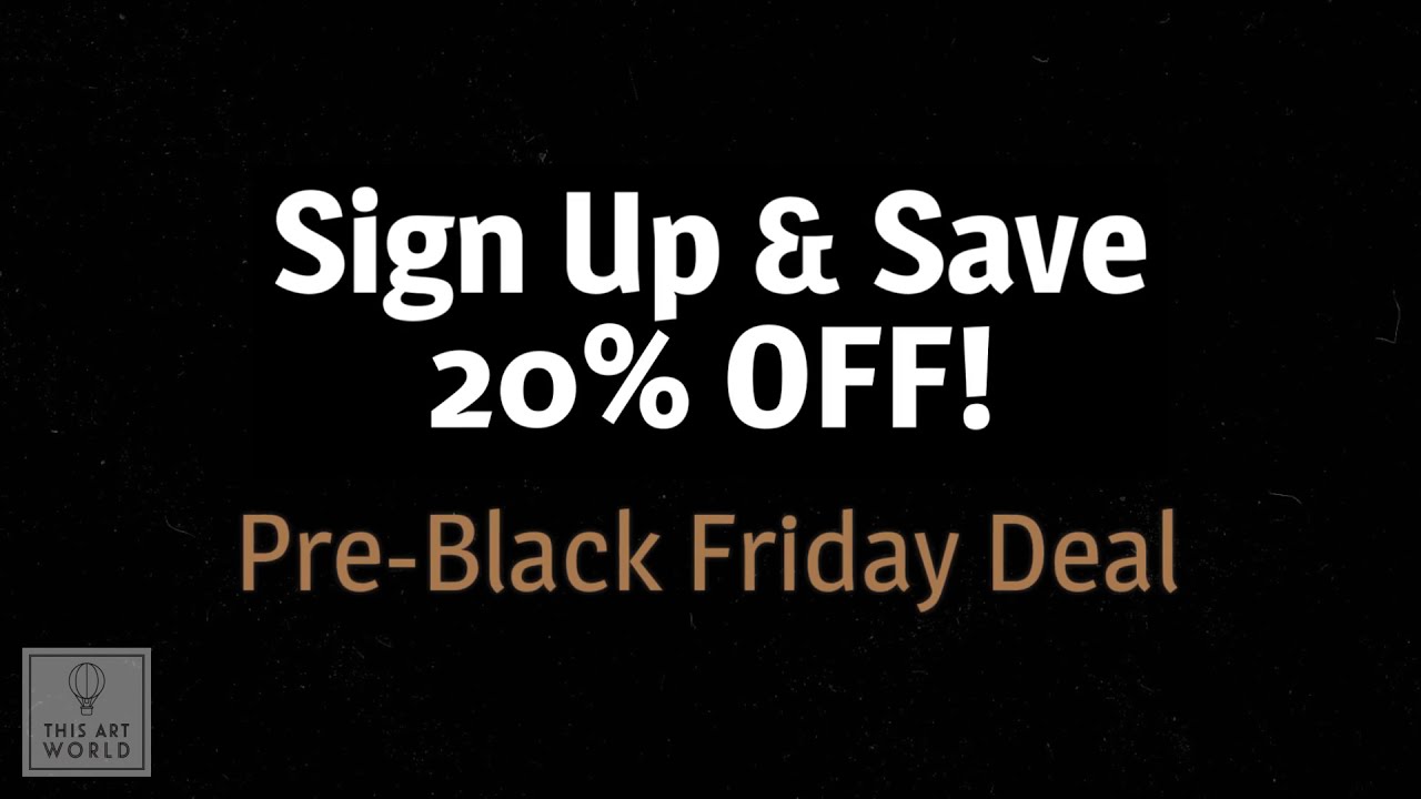 Pre-Black Friday Deal - 20% OFF ALL Art Prints - Travel Posters & US National Parks | This Art World