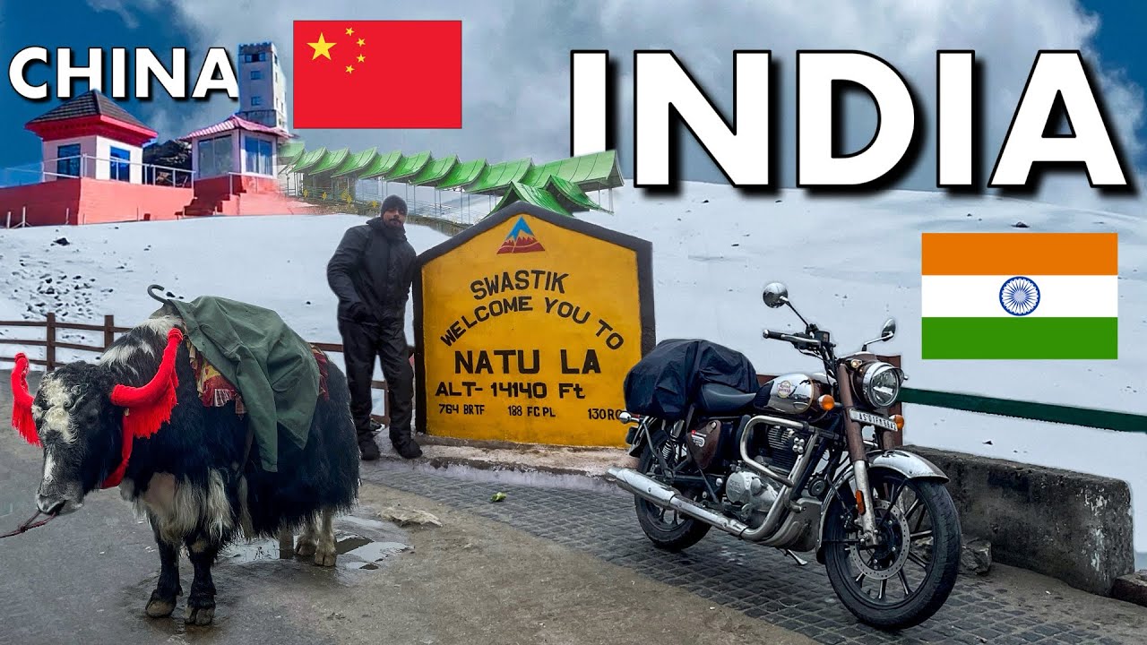 INDIA CHINA BORDER AT NATULA & TSOMGO LAKE | EAST SIKKIM ON MY CLASSIC 350 REBORN