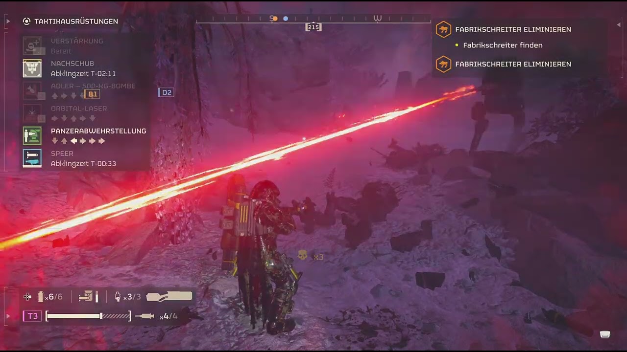 HELLDIVERS 2 Funnyclip vortbewegung durch Bombe