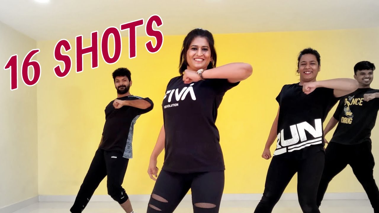 16 Shots | WARM-UP Dance Fitness Choreography by Vijaya Tupurani | Stefflon Don