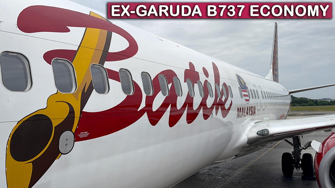 Батик Эйр Малайзия бывший GARUDA B737 Экономика | из KL Subang в Пенанг