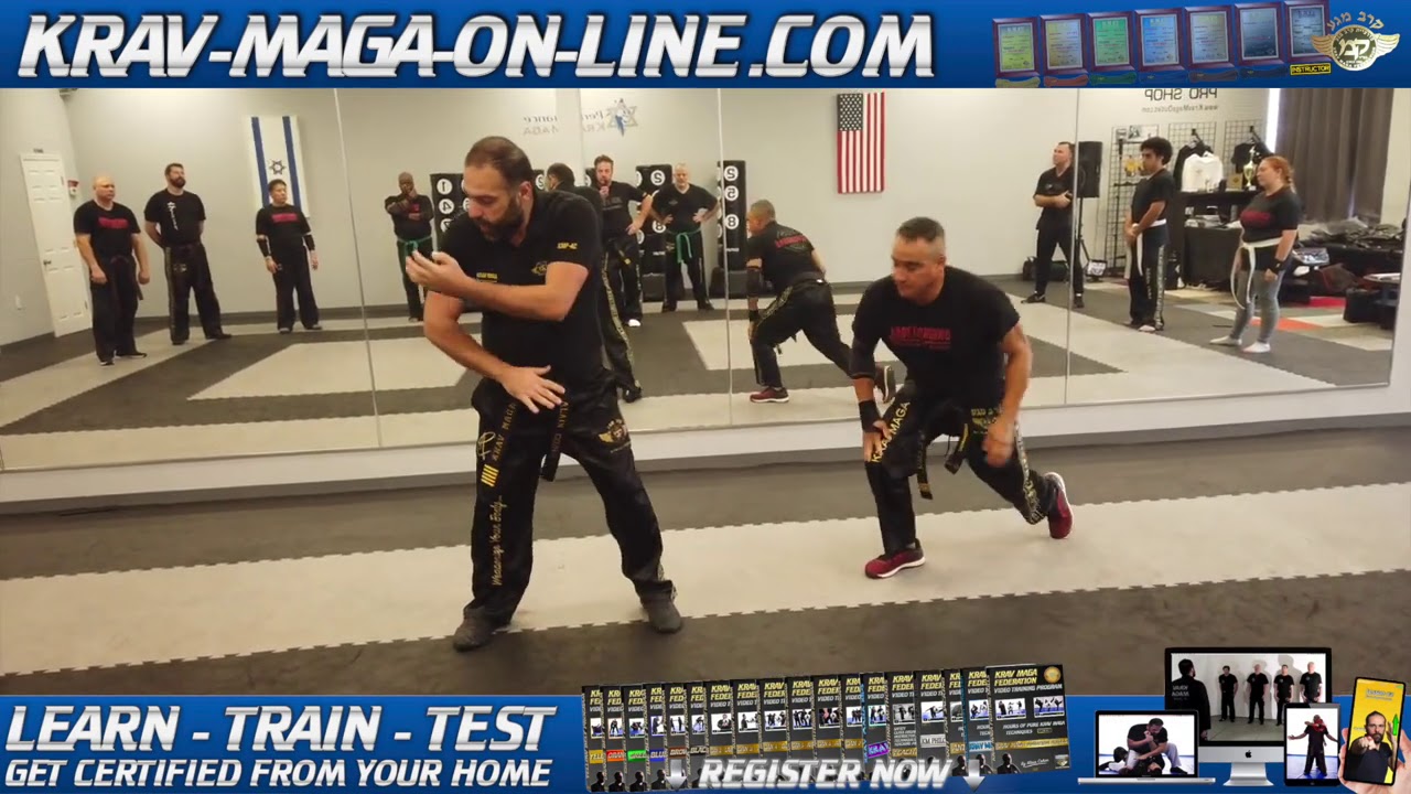 HOW TO DEFEND FRONTAL CHOKE AND SIDE CHOKE KRAV MAGA ALAIN COHEN KRAV MAGA ONLINE LESSONS
