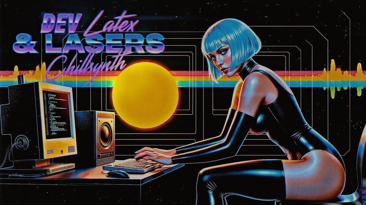 Dev Latex & Lasers | Retrowave & Chillsynth for Coding/Design 1H Music #retrowave #devmusic