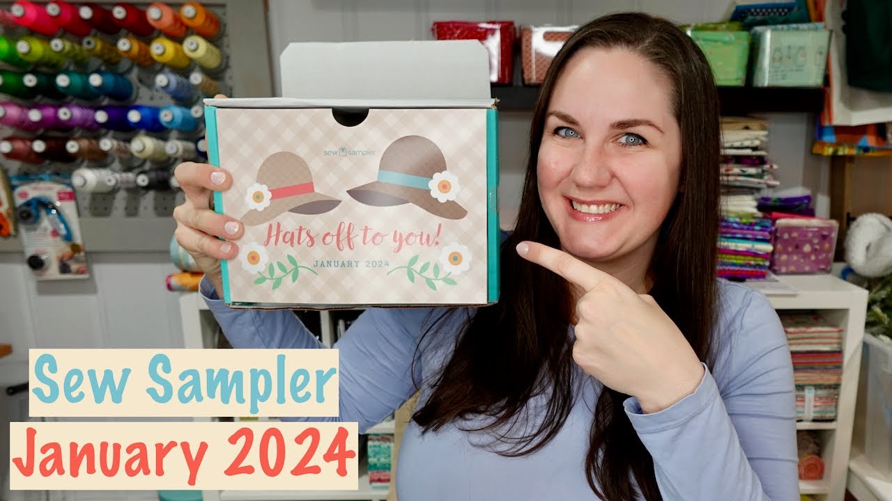 JANUARY 2024 SEW SAMPLER UNBOXING | FAT QUARTER SHOP | SUBSCRIPTION BOX | #loriholt