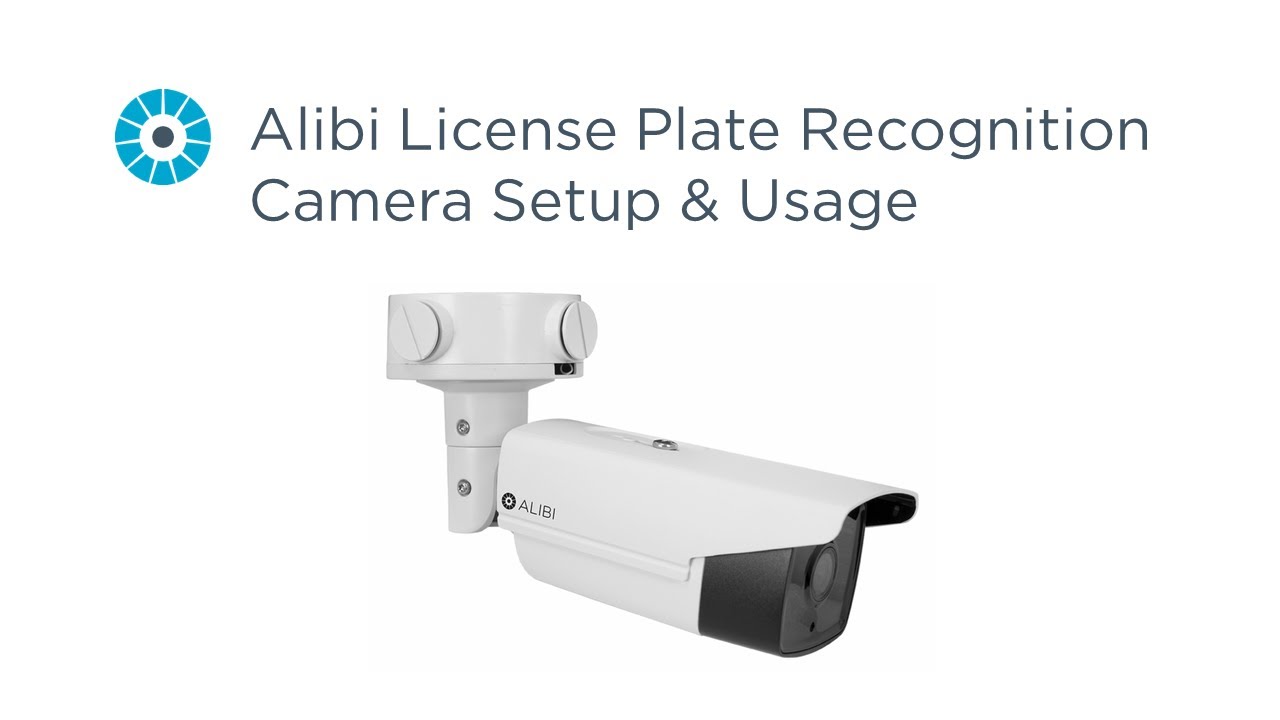 Alibi License Plate Recognition Camera Setup & Usage - ALI-NP3022ANPR