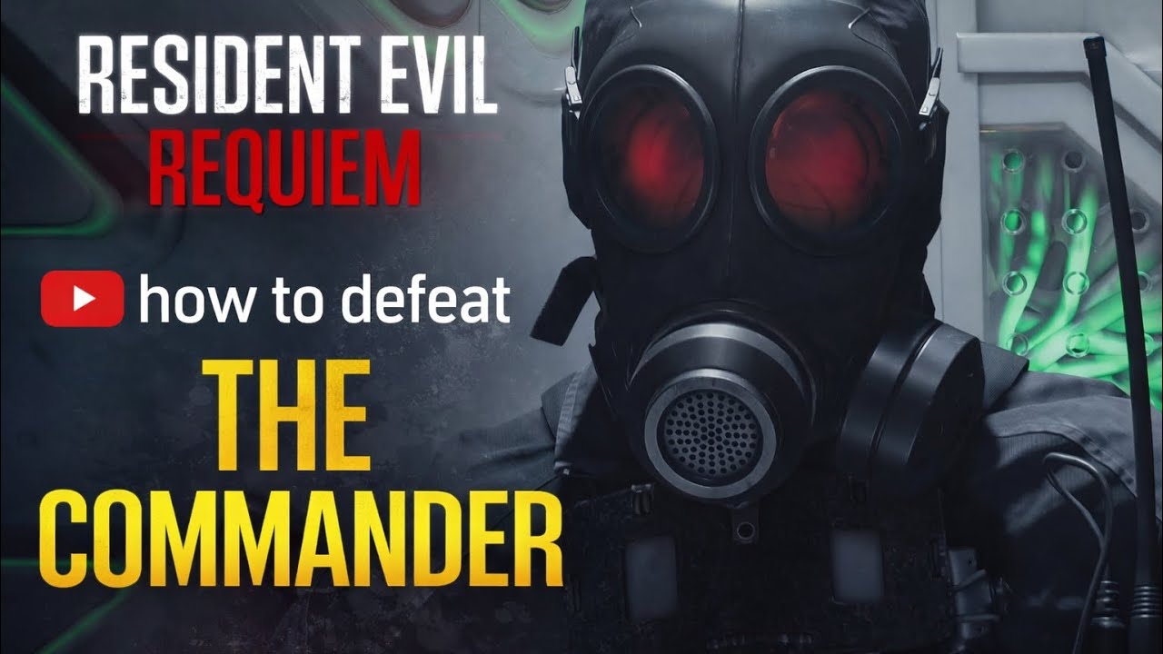 Resident Evil Requiem How to beat the commander in 1 minute 