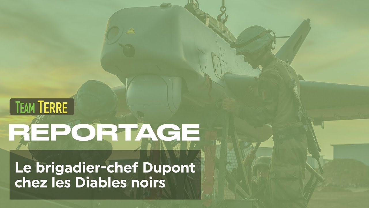 #Reportage – Le brigadier-chef Dupont présente les spécialités liées aux drones de l’armée de Terre