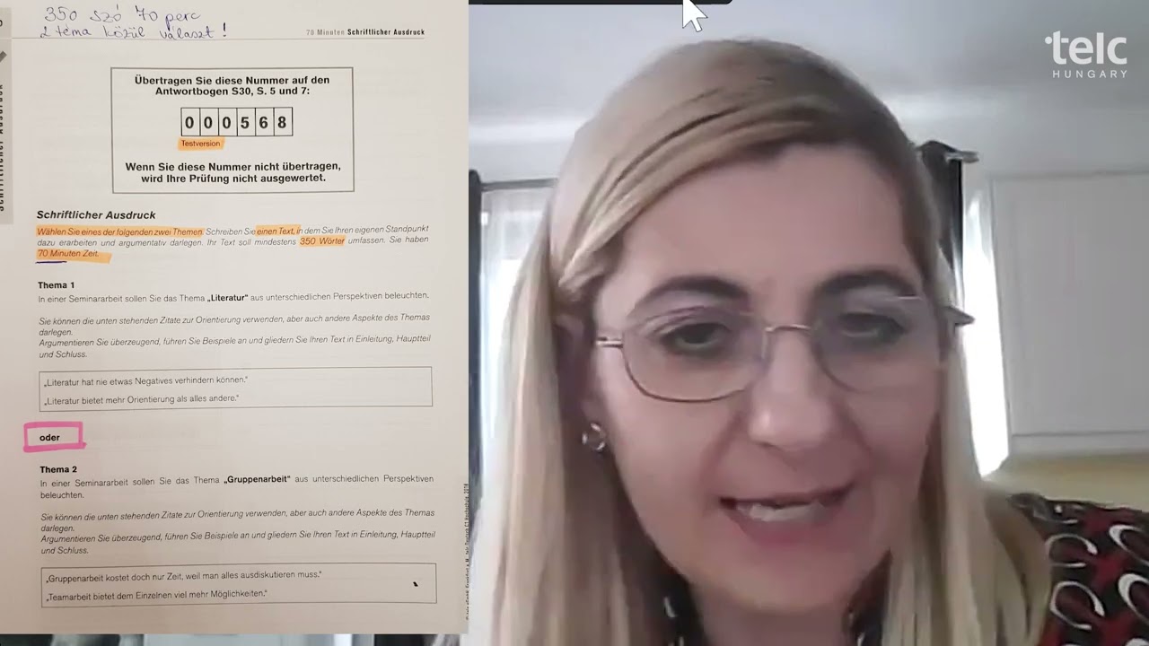 Deutsch C1 Hochschule – A vizsgáztatás tapasztalatai