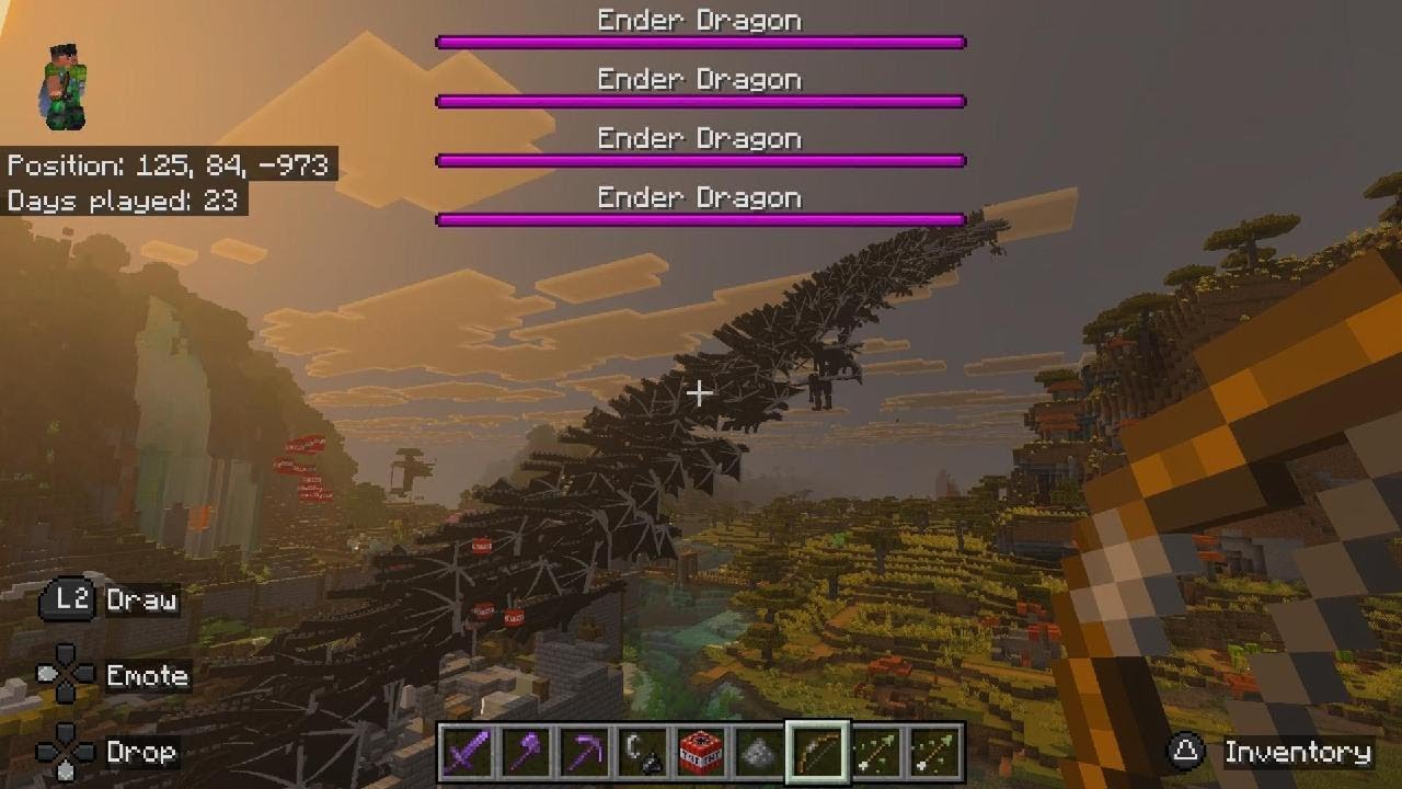 Spawning ender dragons