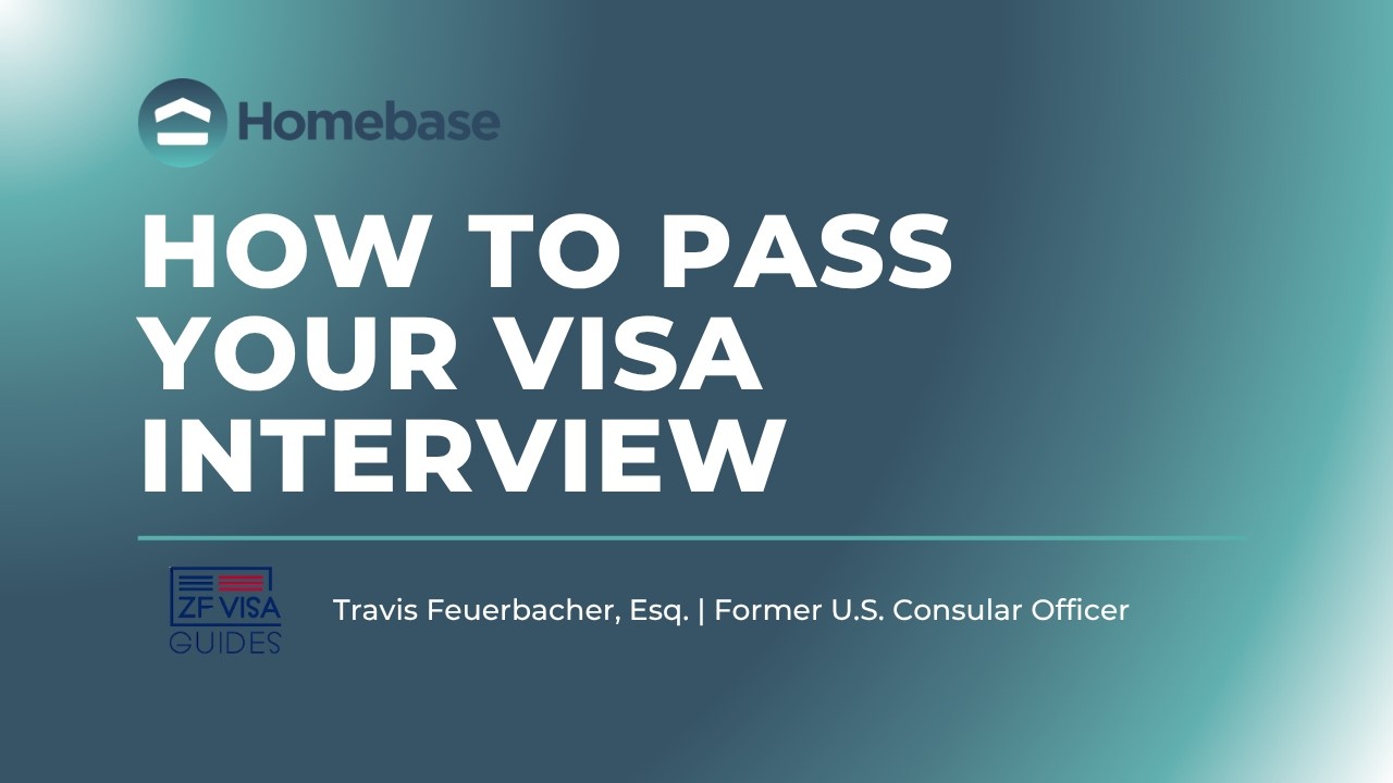 How to Pass Your U.S. Visa Interview | Tips from a Former State Department Consular Officer