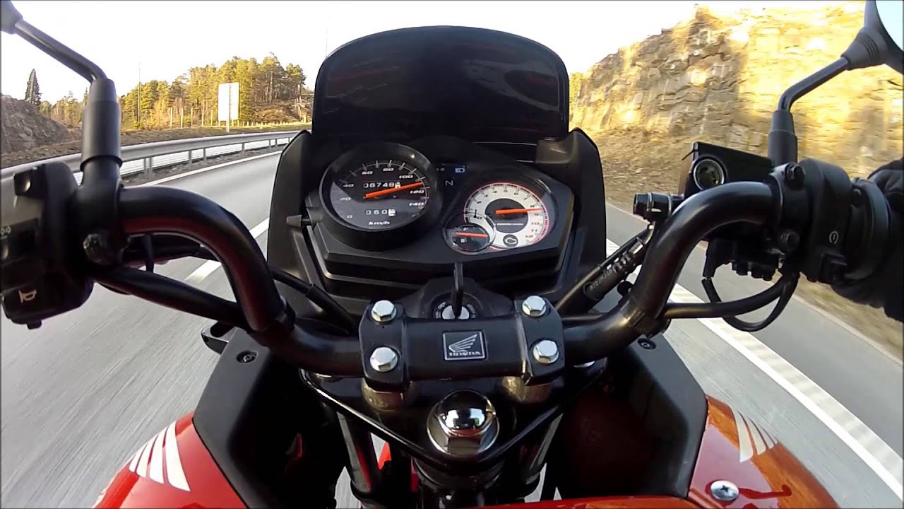 GoPro HD Hero 2 Honda CBF 125 2011 Full Stock Top Speed 120 Km/h