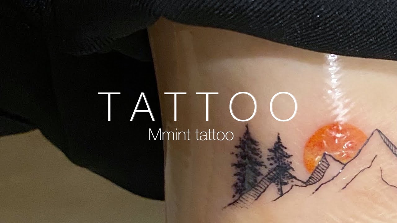 my first tattoo 🗻☀️🌲 | Mmint tattoo