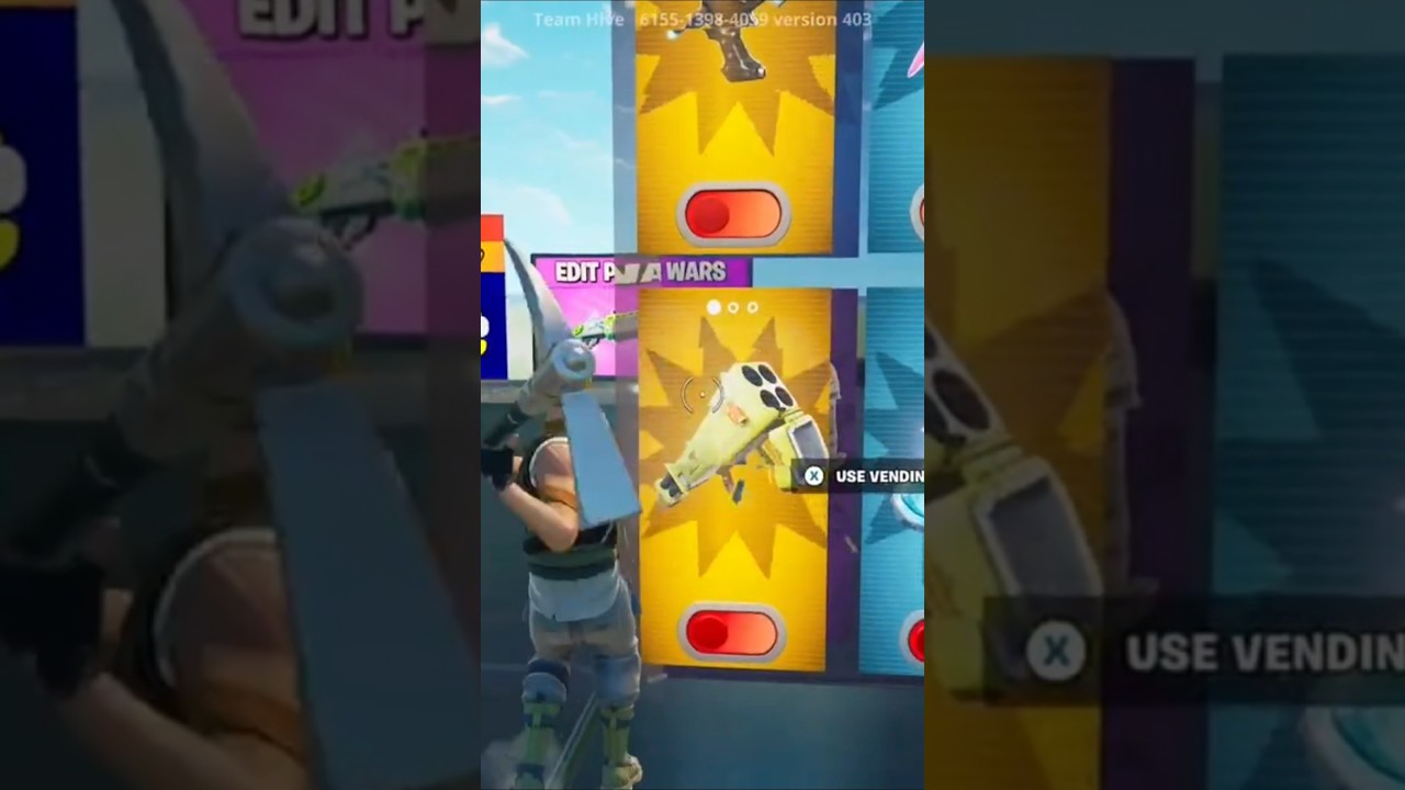 How to get the quad launcher in 1v1 With Every Gun! #1v1 #fortnite #secret