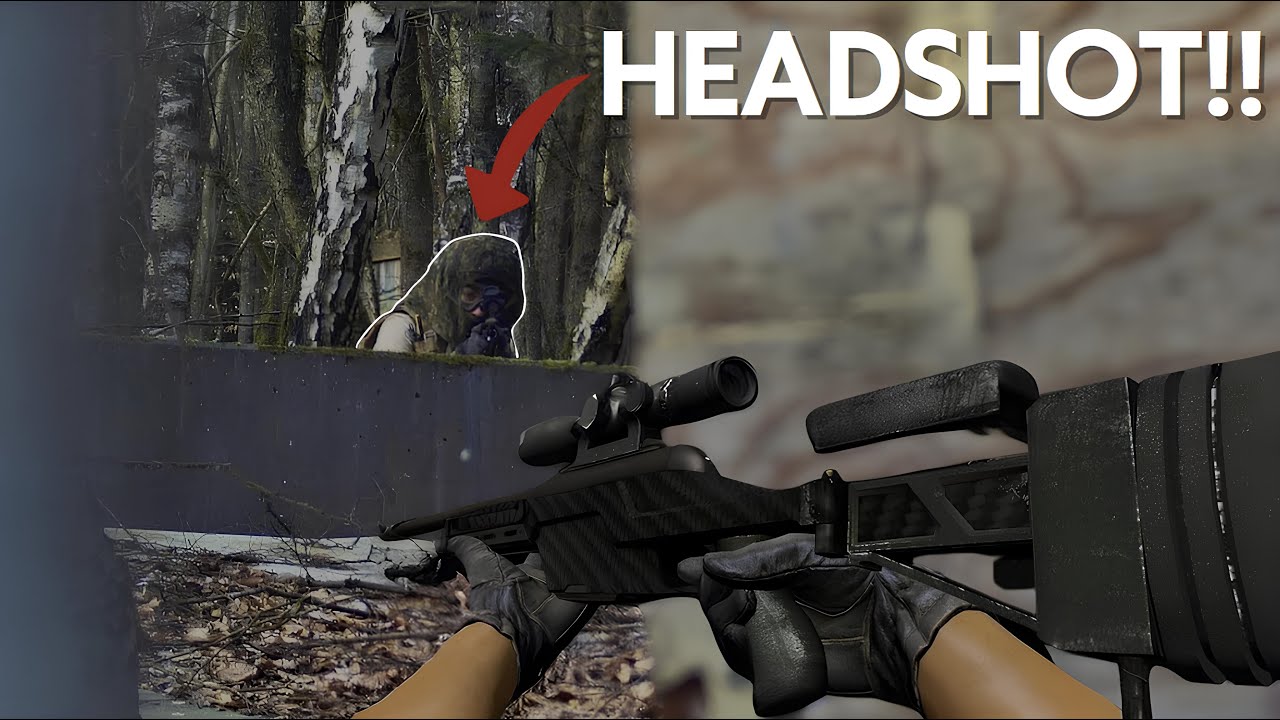 CSGO in Real Life… Airsoft Sniping using the Steyr Scout🎯| BilalDS