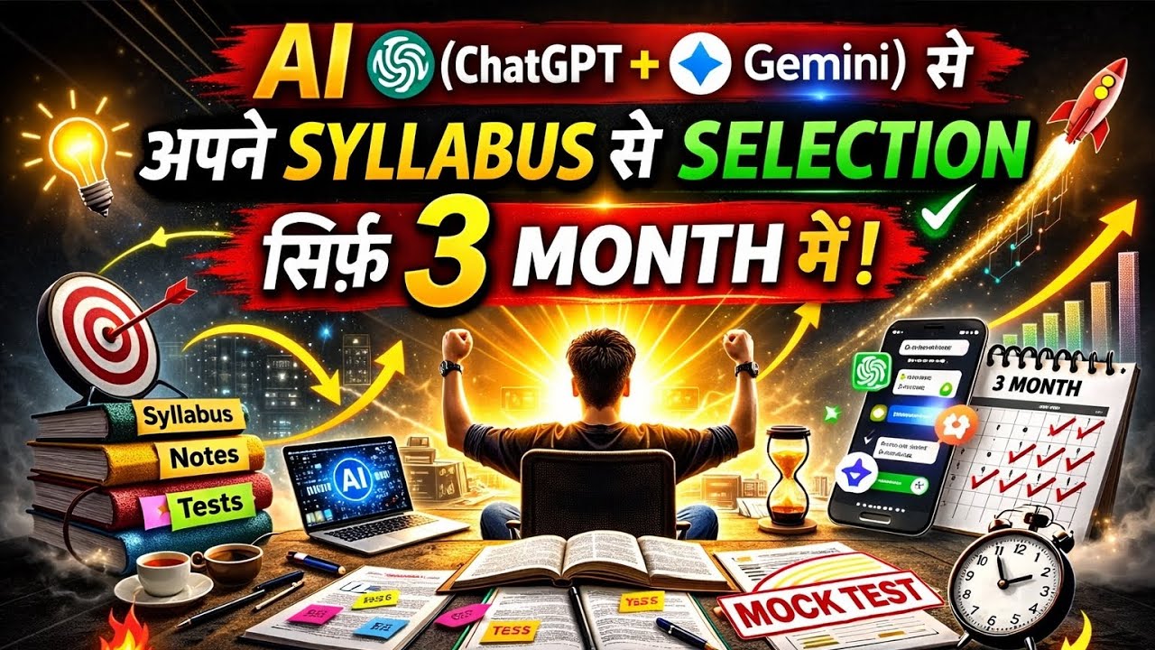 Smart Study with Ai chatgpt | Gemini | SSC | Railway | Bank | PCS |