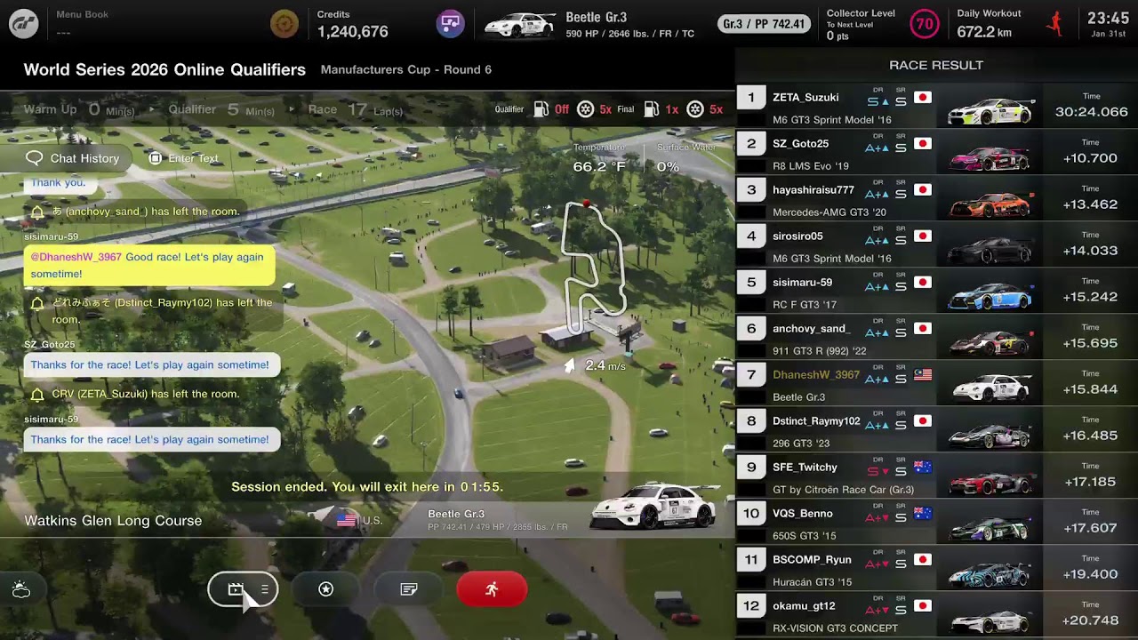 GT7 - GTWS Manufacturer 2026 Online Qualifiers R6 