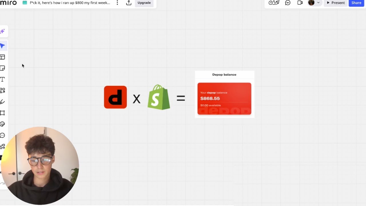 f*ck it, here's how i made $868 my first week depop dropshipping
