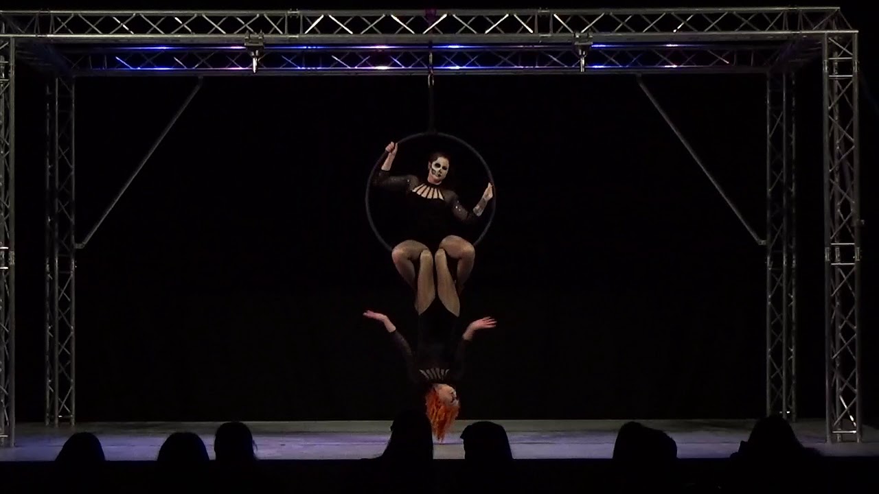 Tori & Rachel - Solent Pole & Hoop Competition - Doubles Hoop Winners