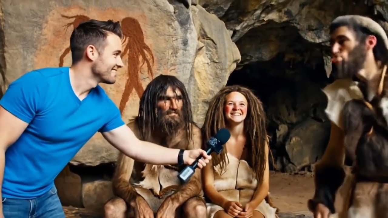 AI Interviews 40,000 Years Ago | Cro-Magnons | USA