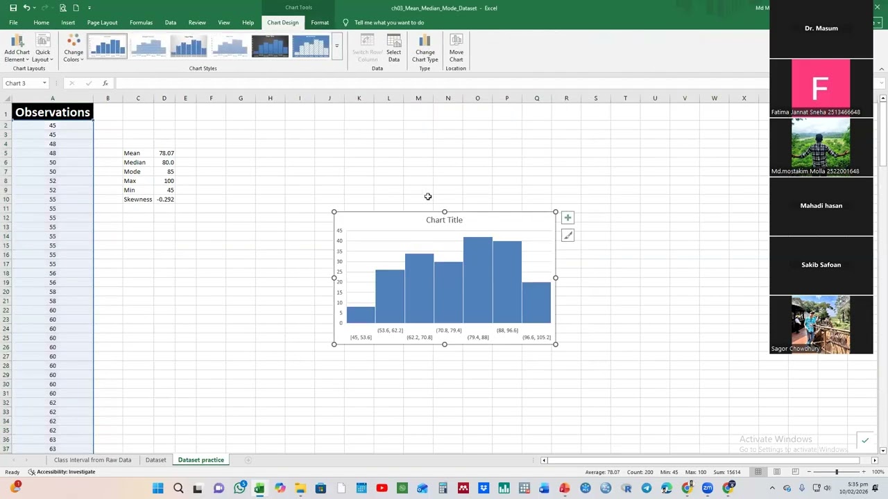 Ch03 descriptive measures in excel