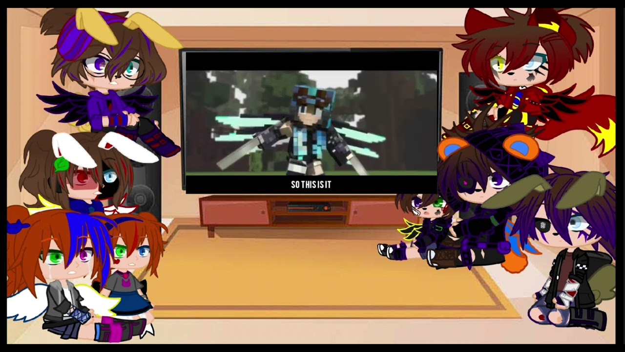 Afton family react to Rainimator ( Just So you know and goodbye)
