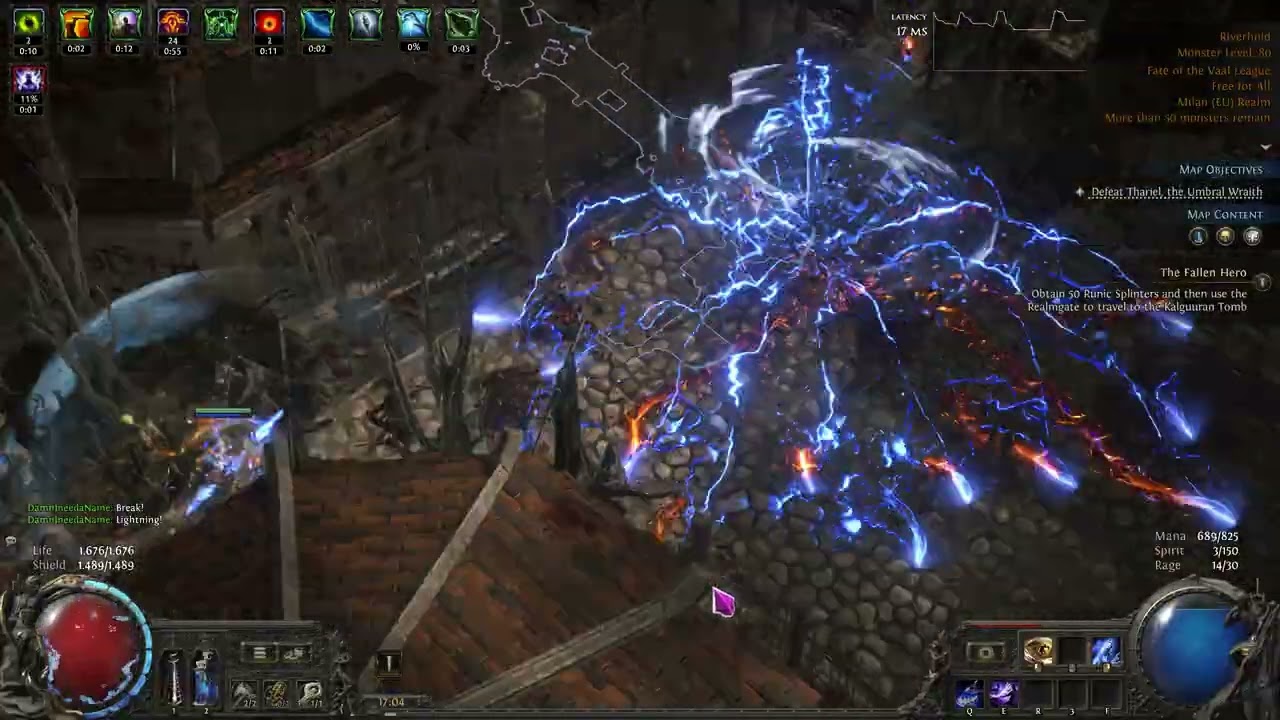 POE2 0.4 Power charge stacking invoker