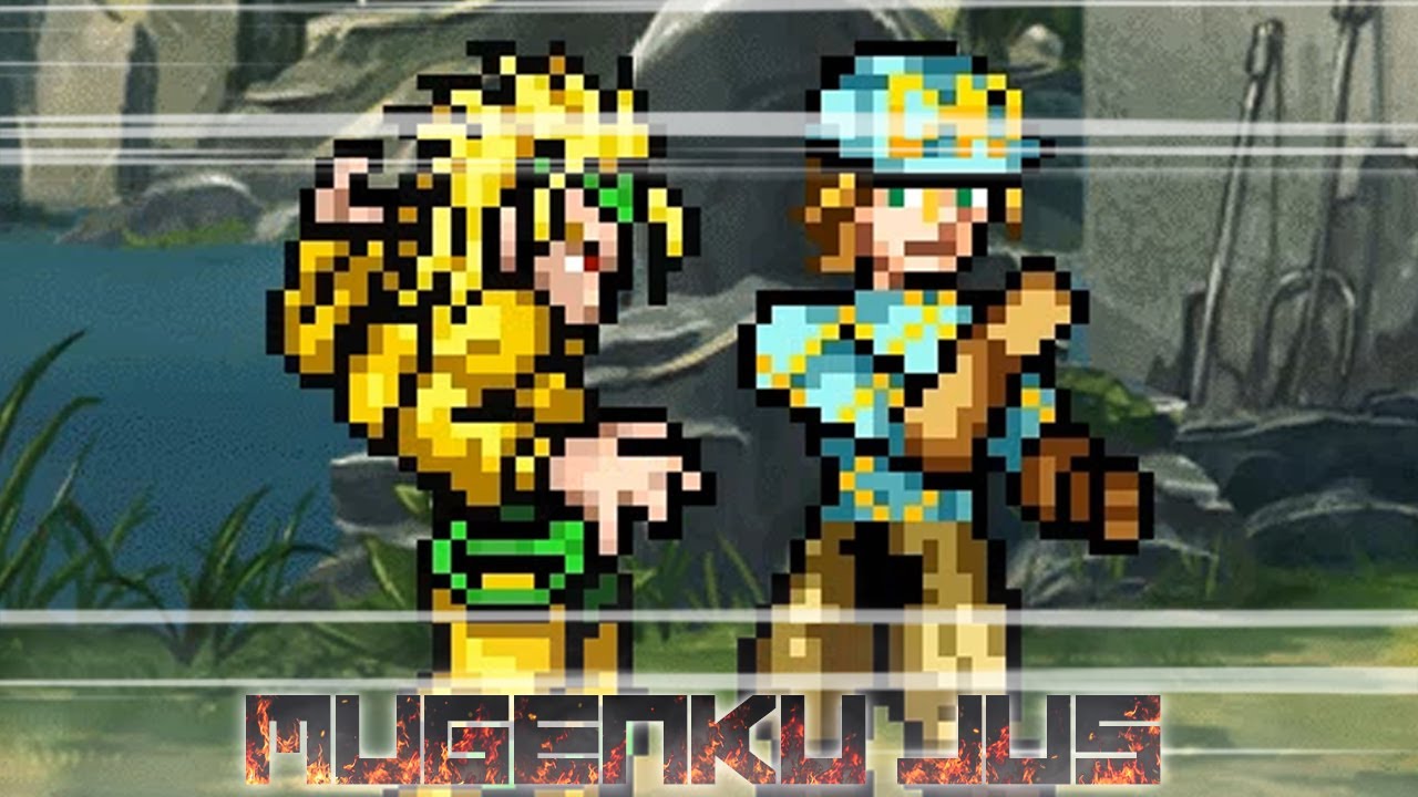 EPIC FIGHT! Dio vs Diego Brando AU - Jojo's Bizarre Adventure MUGEN JUS
