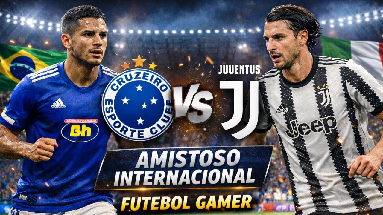 CRUZEIRO x JUVENTOS ⚽🔥 | AMISTOSO INTERNACIONAL | FUTEBOL GAMER