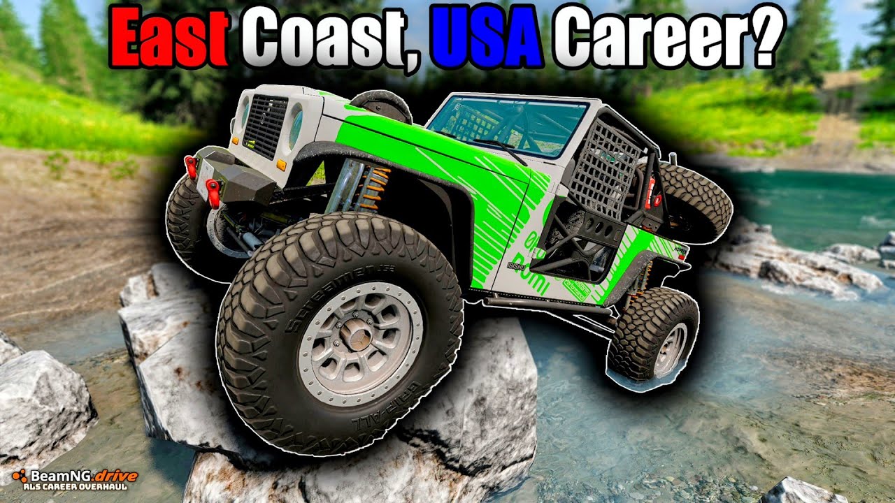 Becoming a Trucker at East Coast, USA! | BeamNG.drive RLS Career Mod
