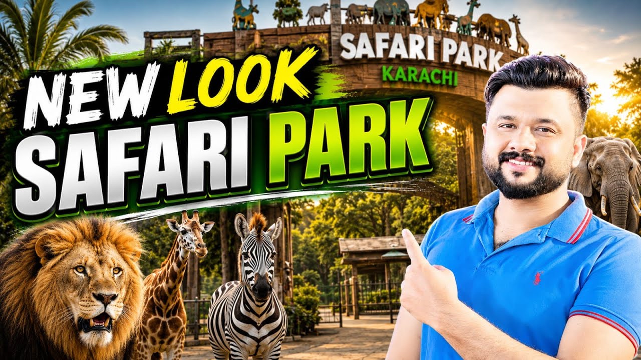 NEW LOOK Safari Park Karachi 2026 🦁 | Complete Tour | Animals, Rides & Family Fun | Karachi Vlog