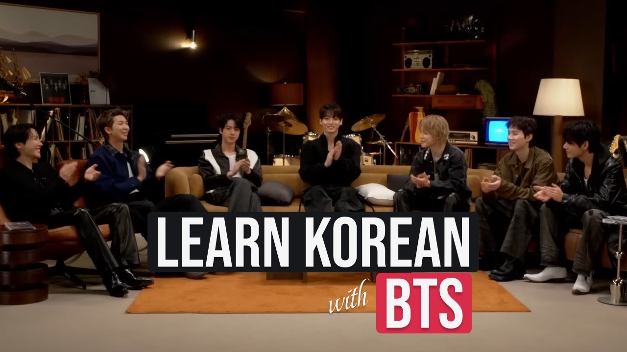 Learn Korean with BTS | Korean Speaking & Listening Practice