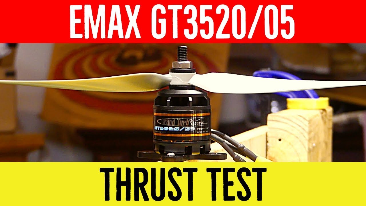 Столько мощи! Тест тяги двигателя Emax GT3520/05 (12x6, 3S-4S) (13x5.5, 3S)