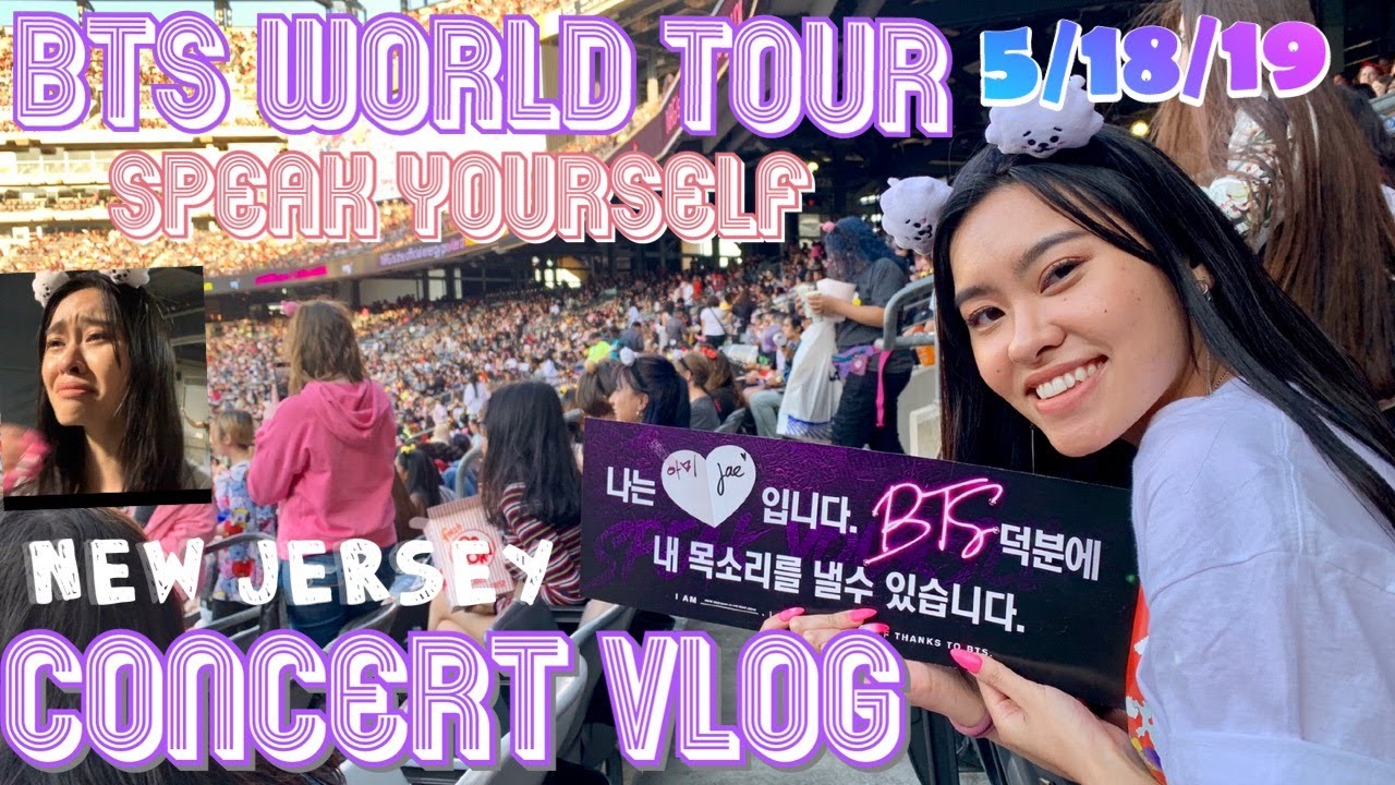 My First BTS Concert VLOG - BTS World Tour: Speak Yourself at MetLife Day 1