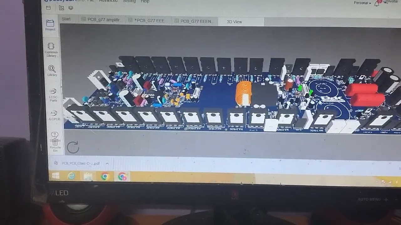 Td class amplifier g77 eeengine amplifier pcb design 