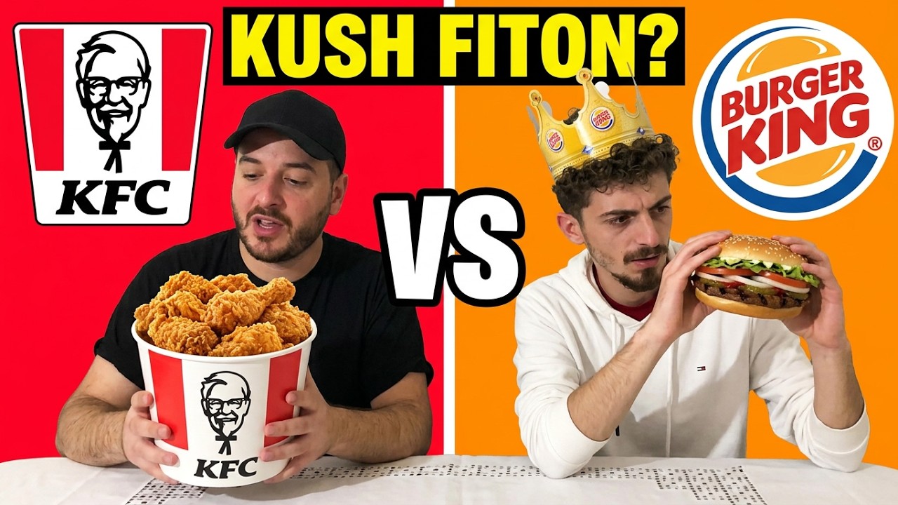 KFC VS BURGER KING CILA MA E MIRË? | ARIZONRR