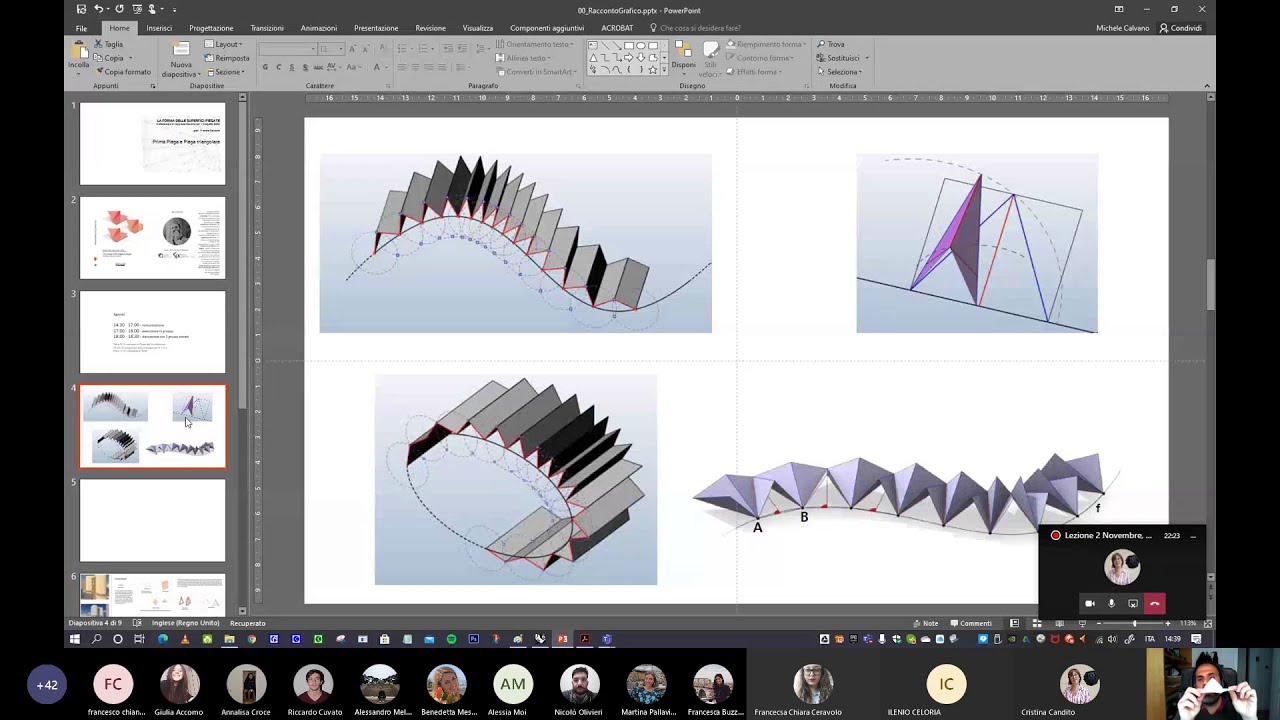 The Shape of the Folded Surface - Lezione UNIGE MRP 2 Novembre 2020