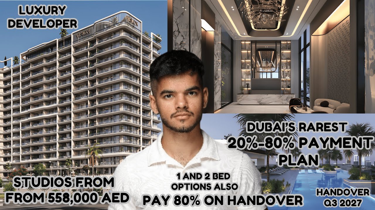Own Dubai Studio With AED 111K | 20/80 Payment Plan | Luxury Apartments from 558K | VIDA by Vision