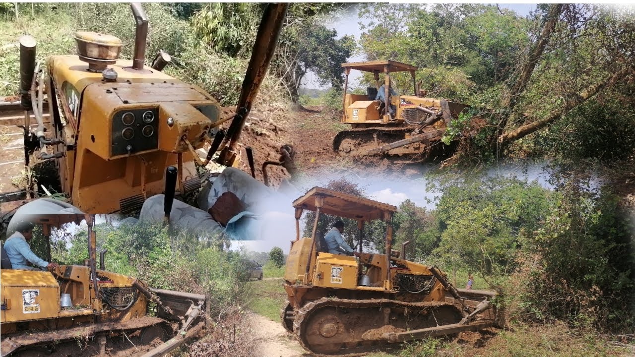 Caterpillar Dozer working (D4E)