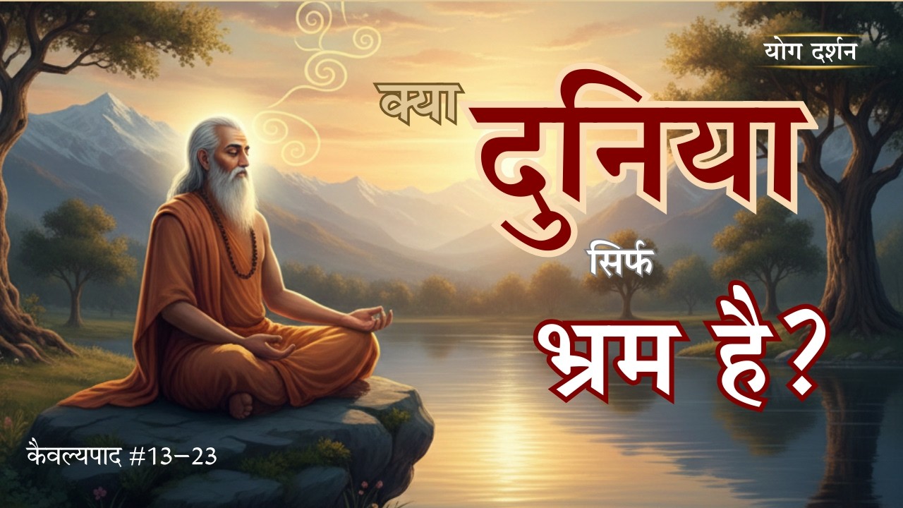क्या दुनिया सच में है… या सिर्फ मन का भ्रम?” सब कुछ मन है?”-पतंजलि का करारा उत्तर | कैवल्य पाद 13–23