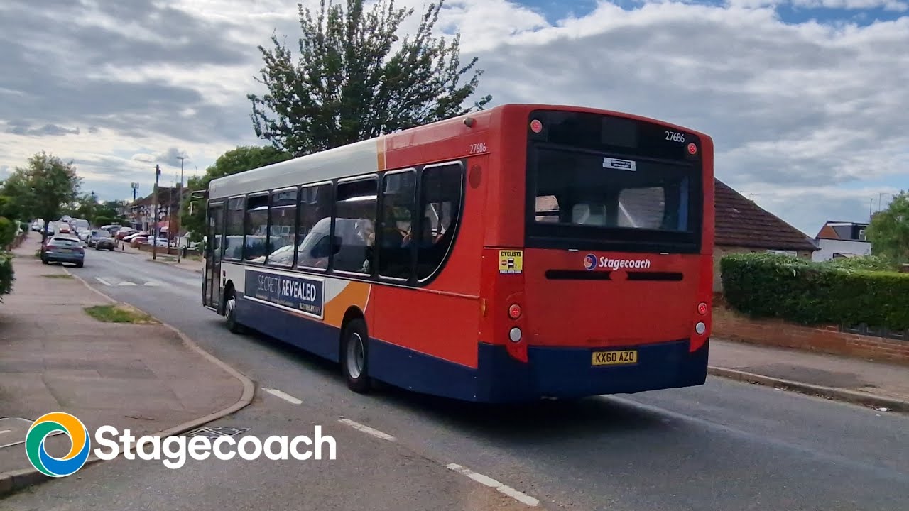 Stagecoach northampton ADL ENVIRO 300 on route 88 from town centre to gloucester AVE.