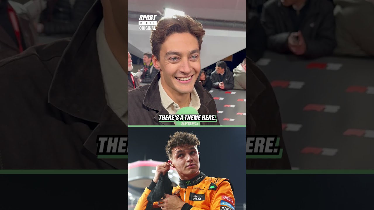 Lando Norris: George Russell should be a model, not an F1 Driver!🤣🏎️