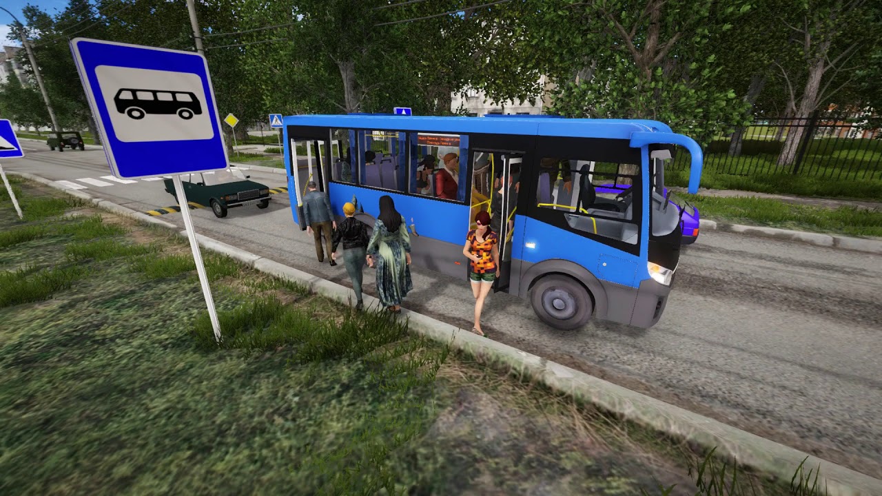 Bus Driver Simulator 2019. Улучшенный автобус ГаЗ. Дневной рейс