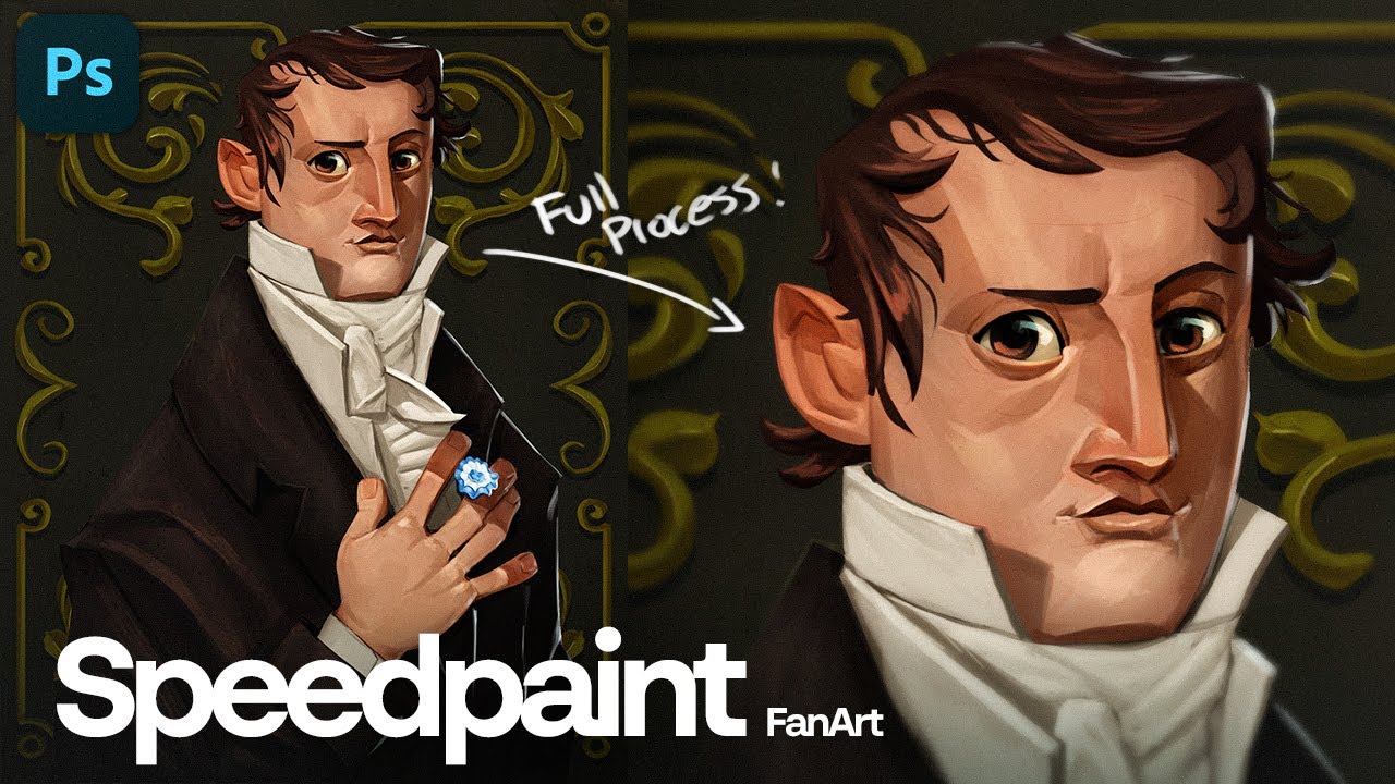 Mi PROCESO de dibujo COMPLETO // Photoshop Speedpaint