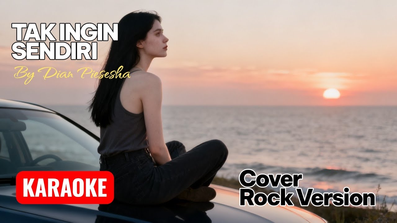 KARAOKE 🎙️ Tak Ingin Sendiri - Dian Piesesha (Cover Slow Rock) #karaoke #karaoketerbaru #lagukaraoke