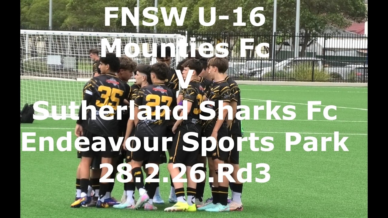 Mounties Fc V Sharks Fc U 16 28 2 26  Rd3