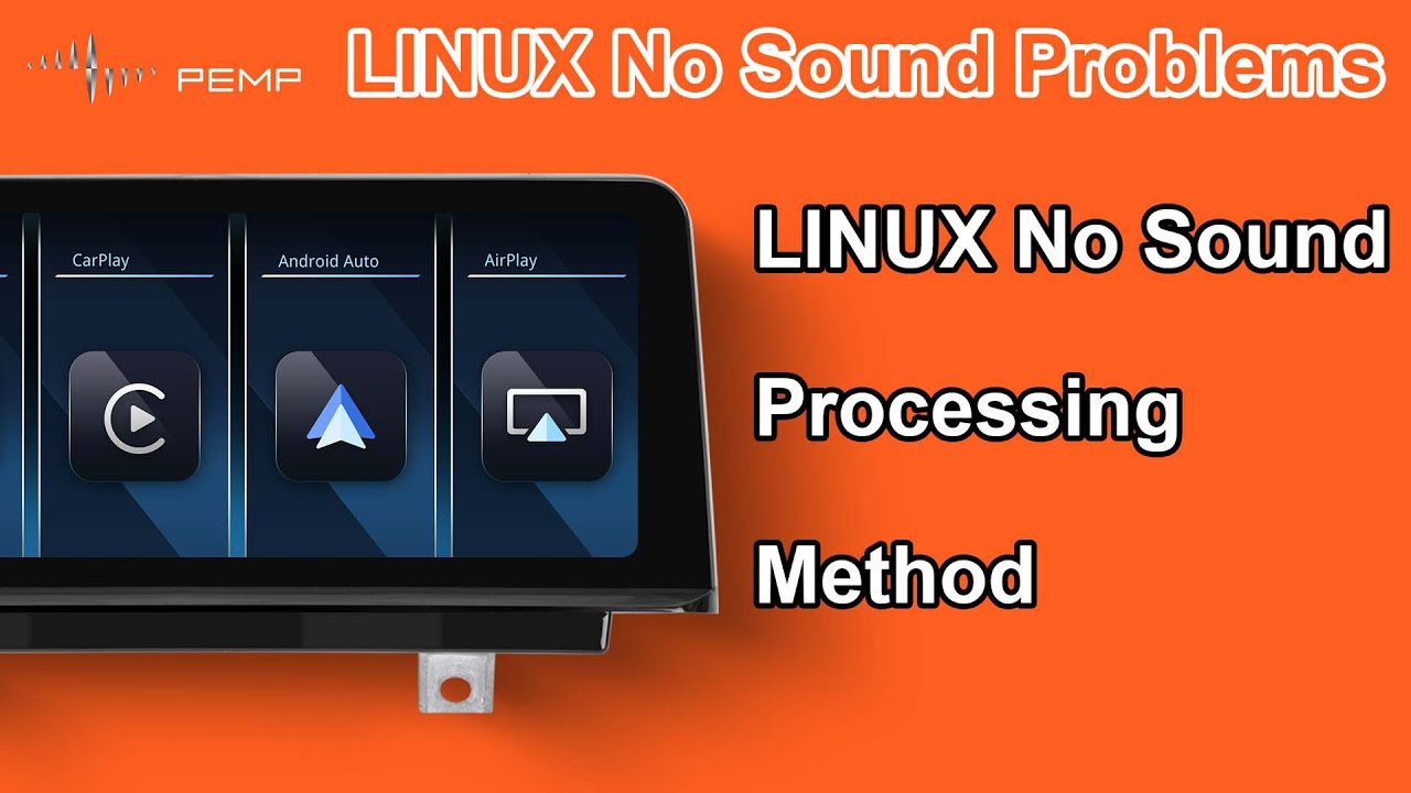 PEMP LINUX screen no sound processing method