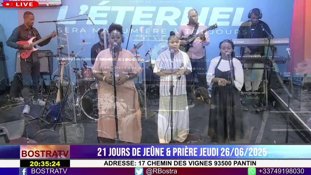 21 JOURS DE JEÛNE & PRIÈRE JEUDI 26/06/2025