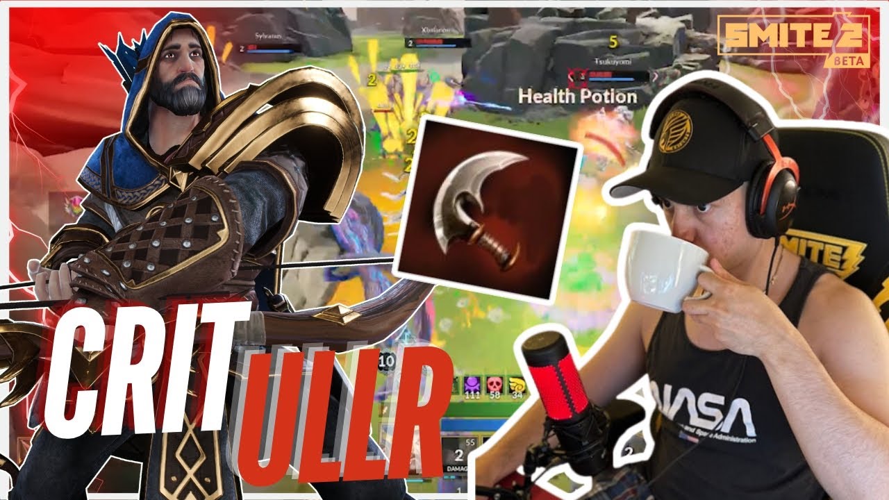 RAGE FIRST ITEM ON ULLR JUNGLE... Smite 2 Deity Ranked Conquest