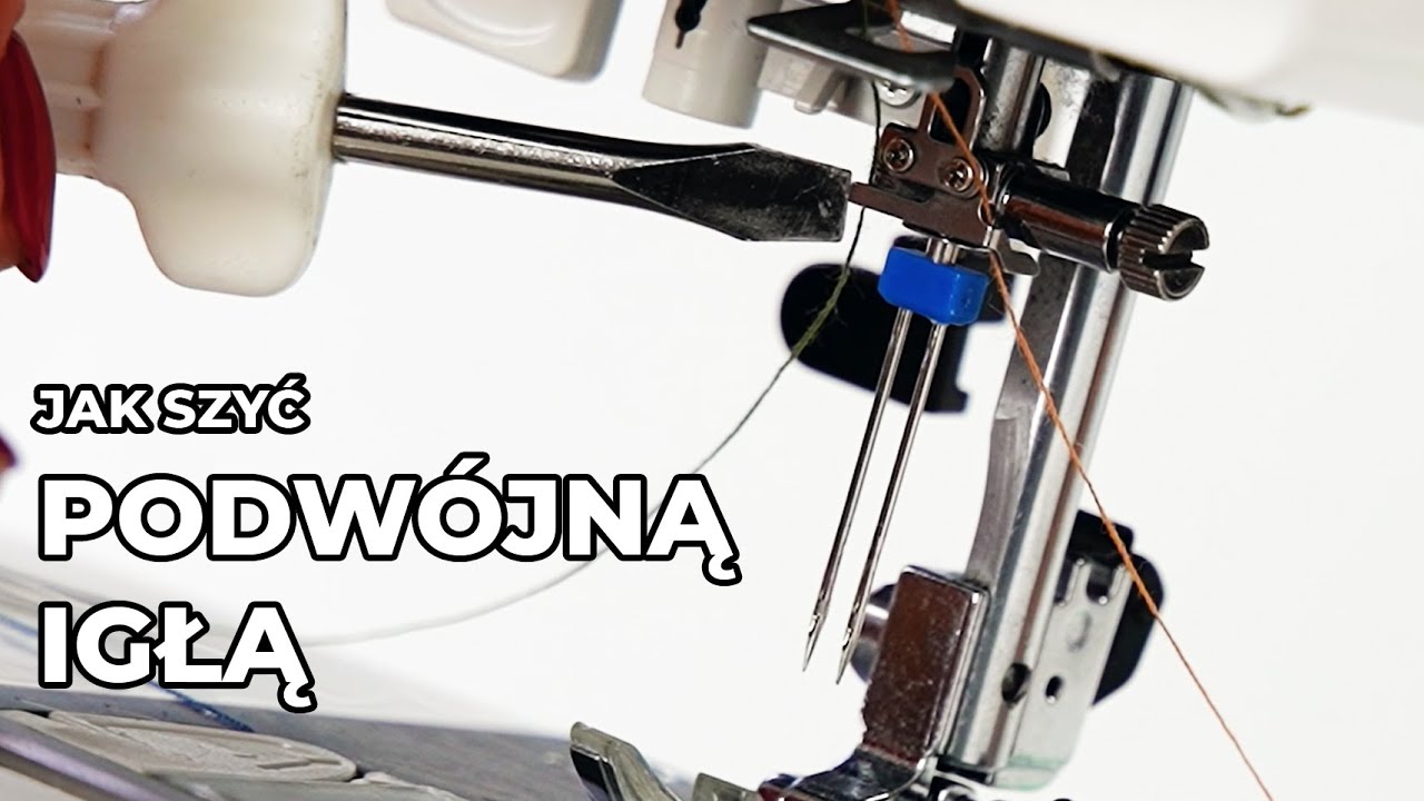 Jak używać podwójnej igły / jak zastąpić cover / estetyczne wykańczanie dzianin